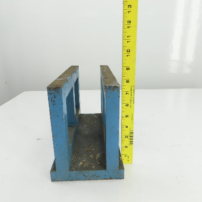 Fixed Parallel Steel Mounting Base Angle Mount  7" H x 2-7/8" ID x 12" L