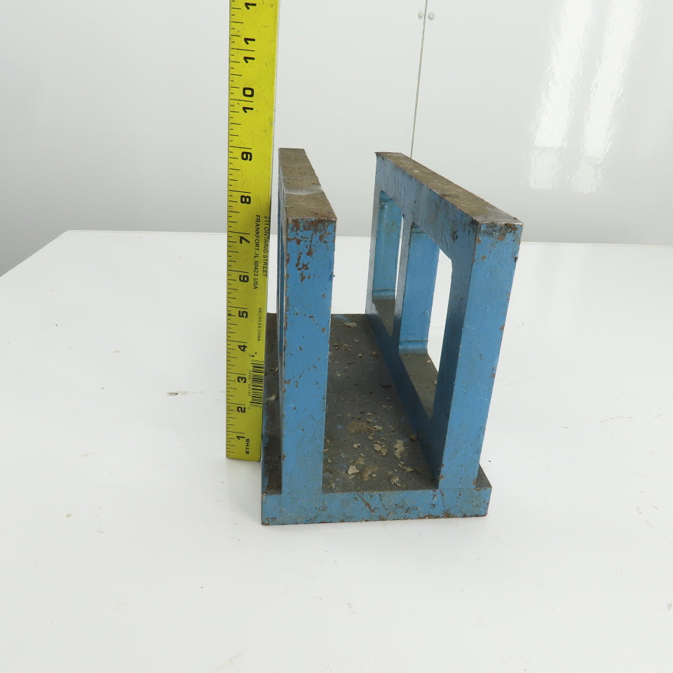 Fixed Parallel Steel Mounting Base Angle Mount  7" H x 2-7/8" ID x 12" L