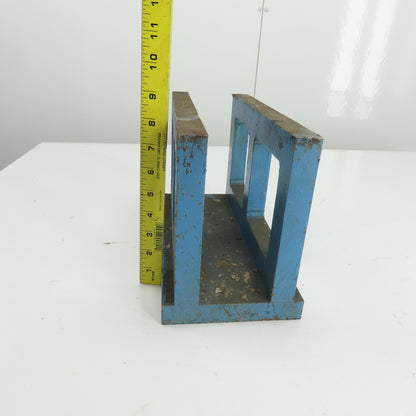 Fixed Parallel Steel Mounting Base Angle Mount  7" H x 2-7/8" ID x 12" L