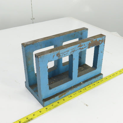Fixed Parallel Steel Mounting Base Angle Mount  7" H x 2-7/8" ID x 12" L