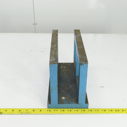 Fixed Parallel Steel Mounting Base Angle Mount  7" H x 2-7/8" ID x 12" L