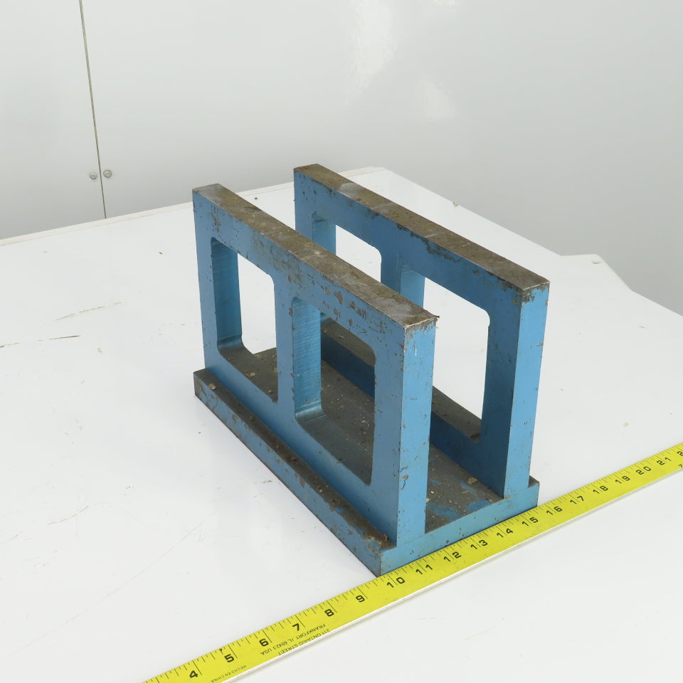 Fixed Parallel Steel Mounting Base Angle Mount  7" H x 2-7/8" ID x 12" L