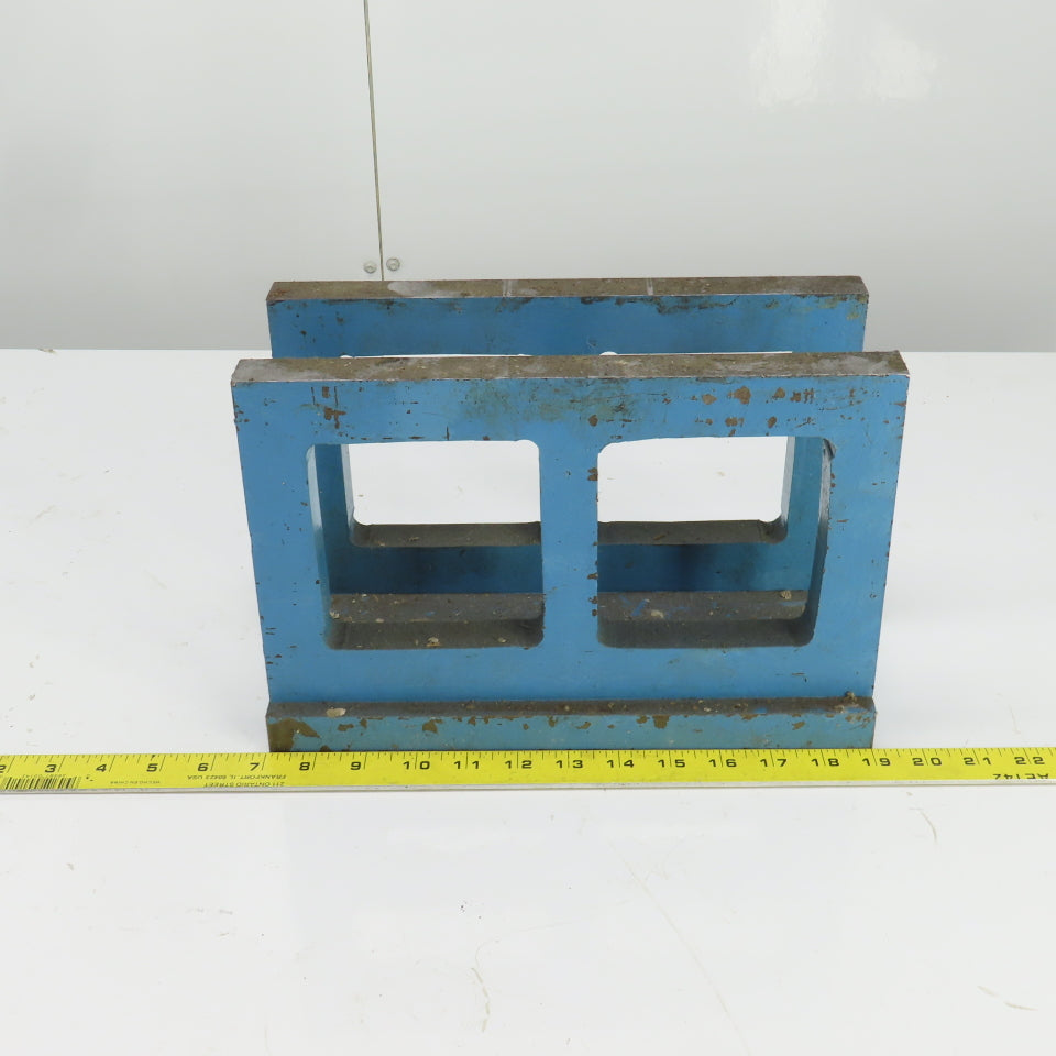 Fixed Parallel Steel Mounting Base Angle Mount  7" H x 2-7/8" ID x 12" L