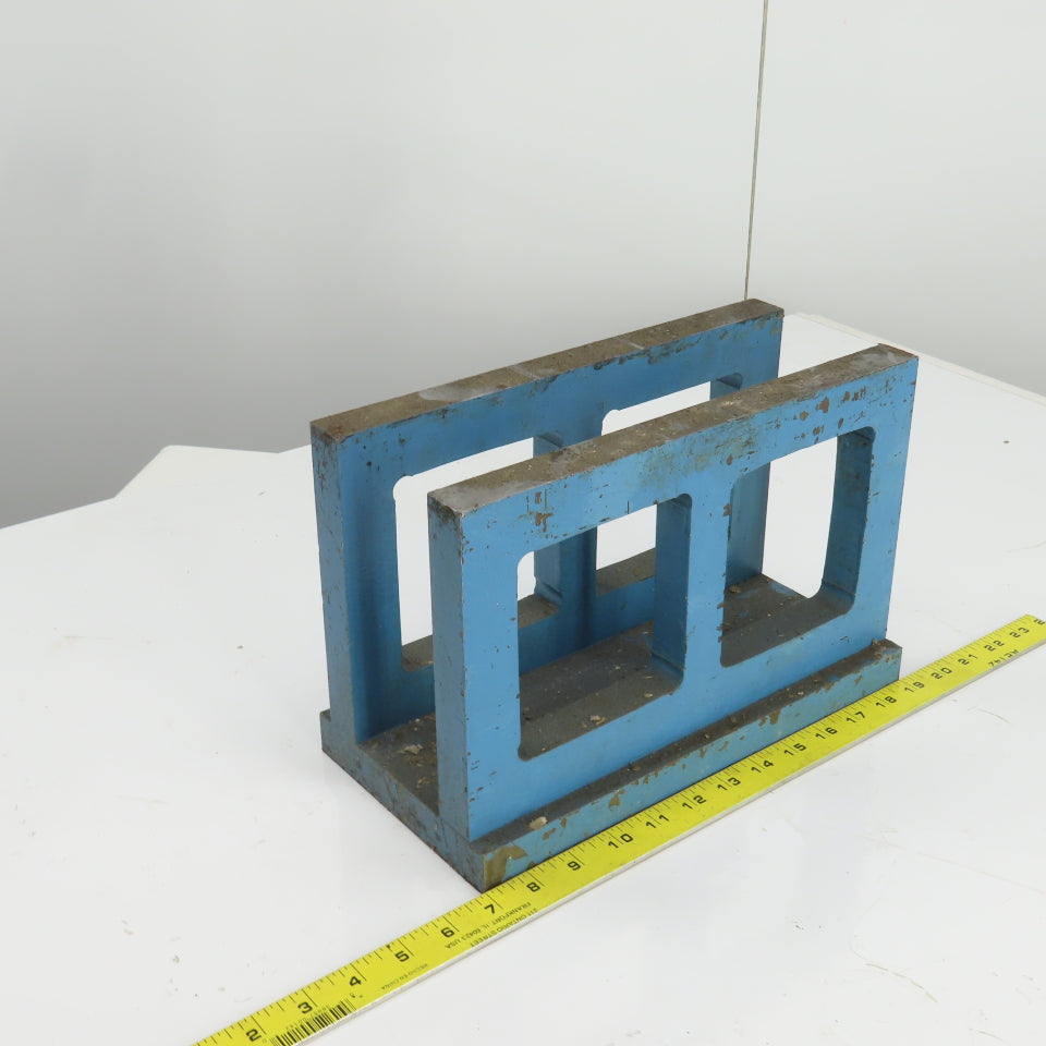 Fixed Parallel Steel Mounting Base Angle Mount  7" H x 2-7/8" ID x 12" L