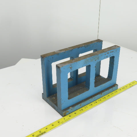 Fixed Parallel Steel Mounting Base Angle Mount  7" H x 2-7/8" ID x 12" L