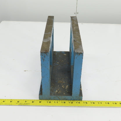 Fixed Parallel Steel Mounting Base Angle Mount  7" H x 2-7/8" ID x 12" L