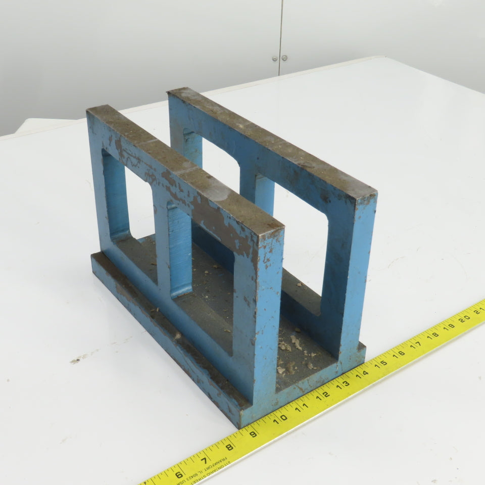 Fixed Parallel Steel Mounting Base Angle Mount  7" H x 2-7/8" ID x 12" L