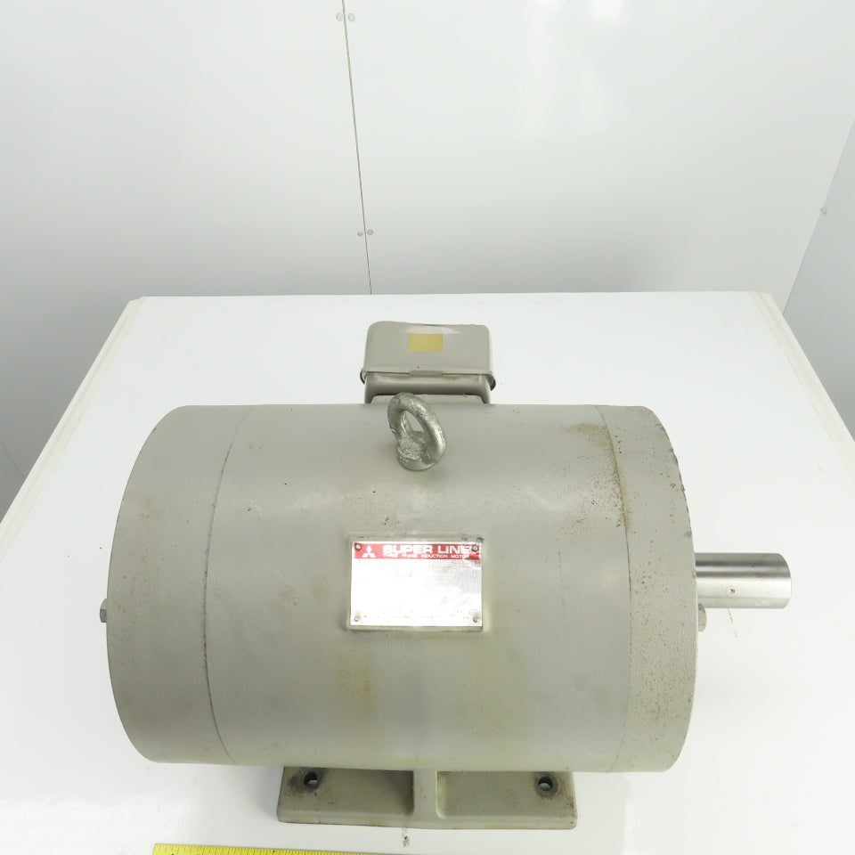 Mitsubishi SB-J 7.5KW AC Induction Motor 1770RPM 220V 3PH 180M Frame 50/60HZ