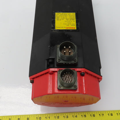 Fanuc A06B-0503-B002 30 1200PM AC Servo Motor 133V 22A 37NM W/Pulse Coder