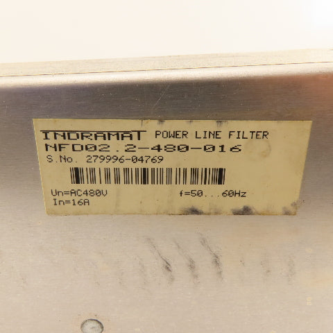 Indramat NFD02.2-480-016 480V 3 Pole 16A Power Line Filter