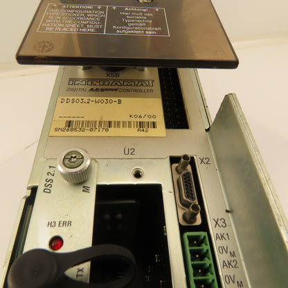 Indramat FWA-DIA03-SSE-02VRS-MS DDS03.2-W030-BE12-01-FW Drive Controller