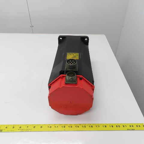 Fanuc A06B-0572-B001 1 0L 2000RPM AC Servo Motor 143V 51A 49NM 3PH W/Pulse Coder