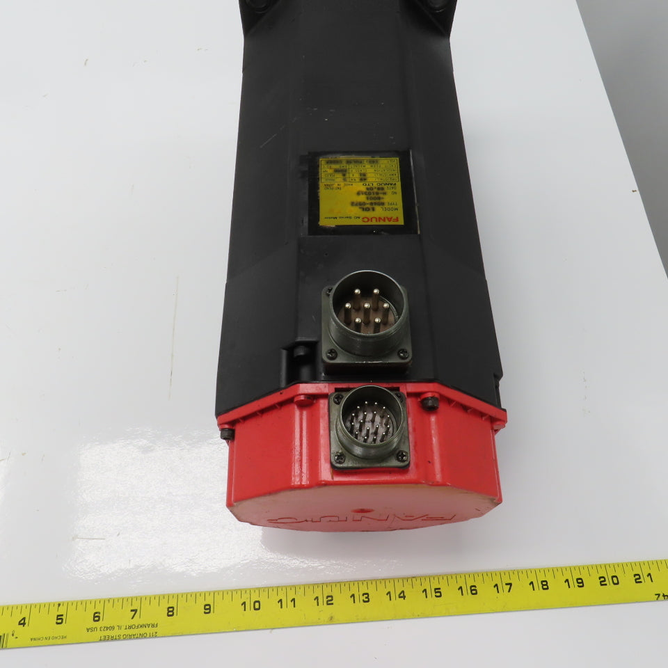 Fanuc A06B-0572-B001 1 0L 2000RPM AC Servo Motor 143V 51A 49NM 3PH W/Pulse Coder