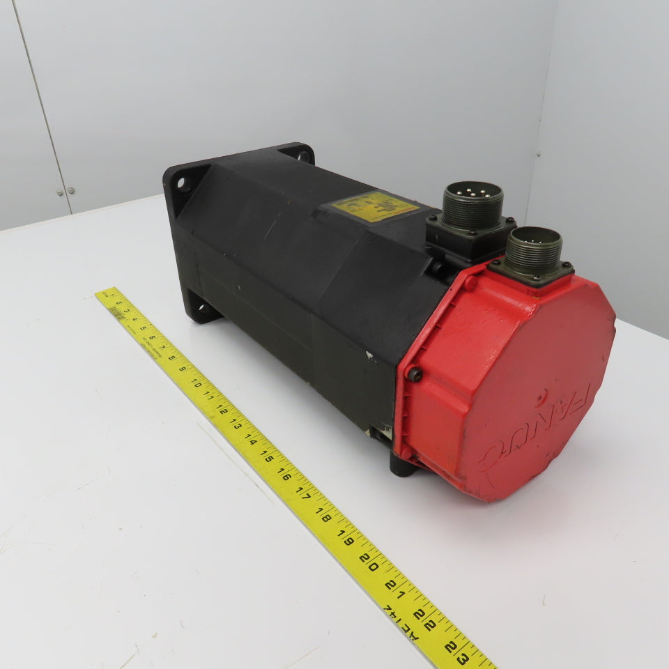 Fanuc A06B-0572-B001 1 0L 2000RPM AC Servo Motor 143V 51A 49NM 3PH W/Pulse Coder