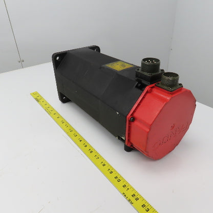 Fanuc A06B-0572-B001 1 0L 2000RPM AC Servo Motor 143V 51A 49NM 3PH W/Pulse Coder