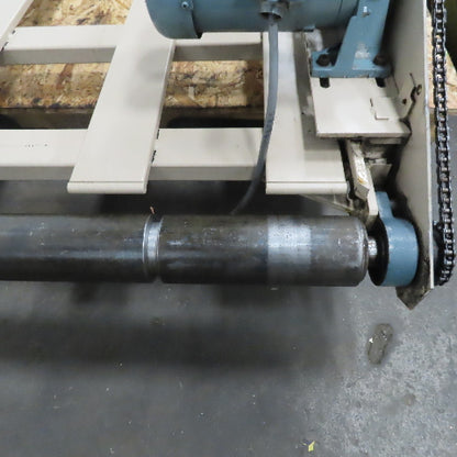 Steel Slider Bed Conveyor 30" Belt 72"OAL 208-230V 3Ph 46FPM