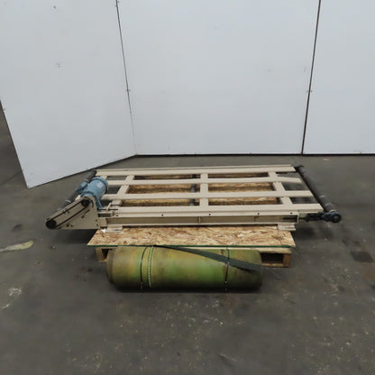 Steel Slider Bed Conveyor 30" Belt 72"OAL 208-230V 3Ph 46FPM