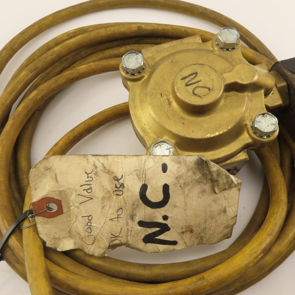 Parker AFGC05 1" Brass Solenoid Valve 120V 50/60Hz