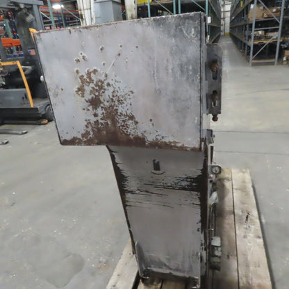 Tubakimoto Mayfran CS-1 Incline Chip Conveyor48" Disc. 78"OAL Parts Or Repair