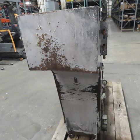 Tubakimoto Mayfran CS-1 Incline Chip Conveyor48" Disc. 78"OAL Parts Or Repair