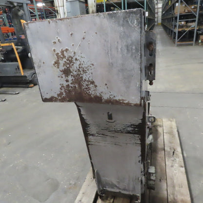 Tubakimoto Mayfran CS-1 Incline Chip Conveyor48" Disc. 78"OAL Parts Or Repair