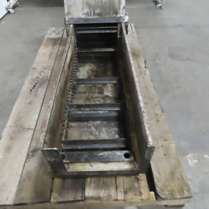 Tubakimoto Mayfran CS-1 Incline Chip Conveyor48" Disc. 78"OAL Parts Or Repair