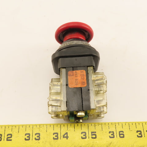 Telemecanique XB2M 432 826 600V Max Emergency Stop Push/Pull Switch
