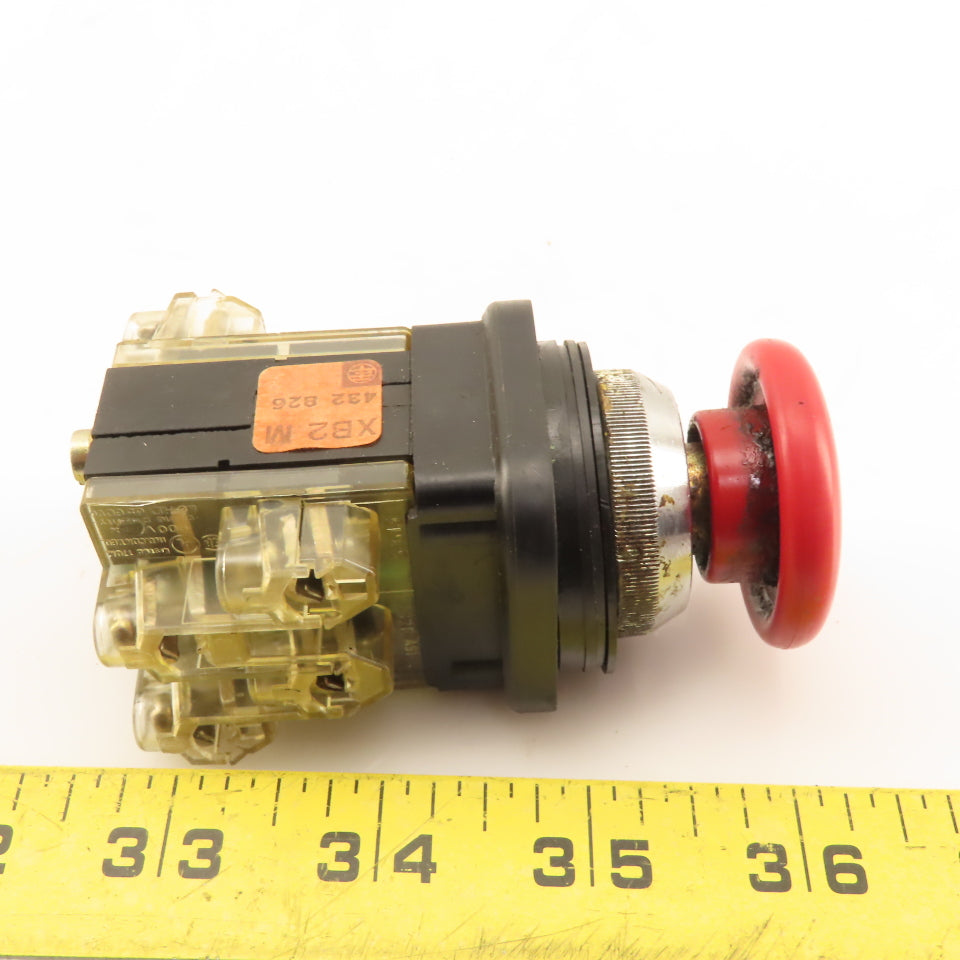 Telemecanique XB2M 432 826 600V Max Emergency Stop Push/Pull Switch