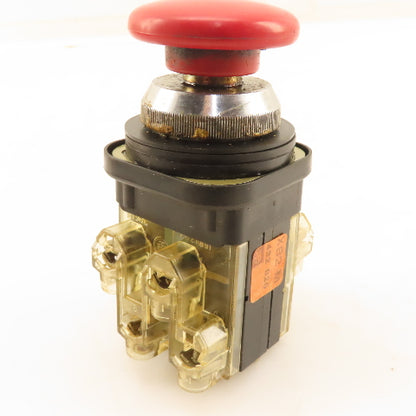 Telemecanique XB2M 432 826 600V Max Emergency Stop Push/Pull Switch