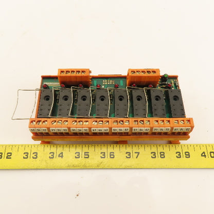 Weidmuller RSM 8 RS 24V 8 Position Relay Module Block