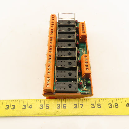 Weidmuller RSM 8 RS 24V 8 Position Relay Module Block