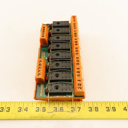 Weidmuller RSM 8 RS 24V 8 Position Relay Module Block