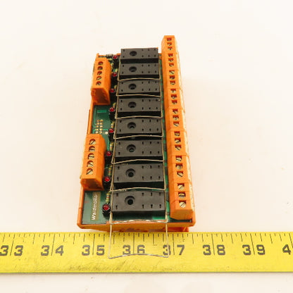 Weidmuller RSM 8 RS 24V 8 Position Relay Module Block