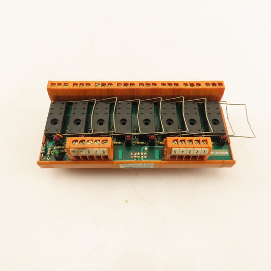 Weidmuller RSM 8 RS 24V 8 Position Relay Module Block