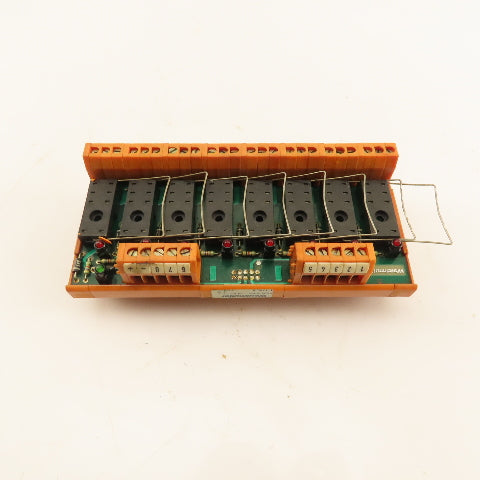 Weidmuller RSM 8 RS 24V 8 Position Relay Module Block