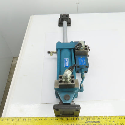 Eaton (F3)CB-16FA-12-B00 Hydraulic Cylinder 12" Stroke W/Counter Balance 5075PSI