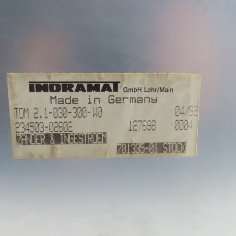Indramat TDM02.1-030-300-W0 AC Servo Drive 3000RPM MAC 90B 30/25A