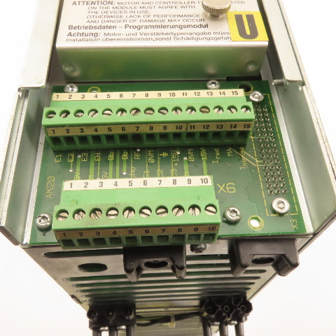 Indramat TDM02.1-030-300-W0 AC Servo Drive 3000RPM MAC 90B 30/25A