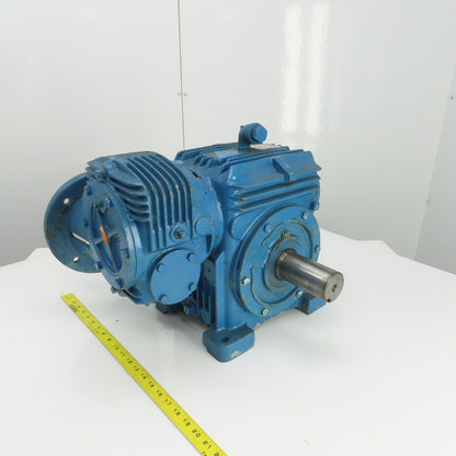 Textron MUO25-40-M5 75:1 Ratio Inline Gearbox 1750RPM Input 23RPM Output