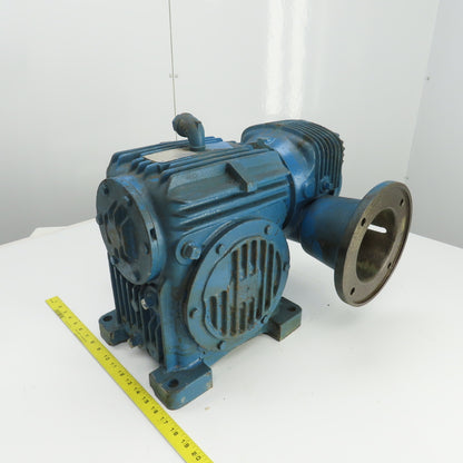 Textron MUO25-40-M5 75:1 Ratio Inline Gearbox 1750RPM Input 23RPM Output