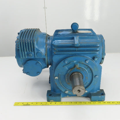 Textron MUO25-40-M5 75:1 Ratio Inline Gearbox 1750RPM Input 23RPM Output