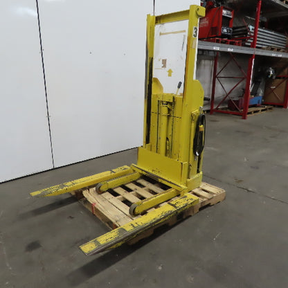 Kwik Stak 15-56 12V Portable Elevating Pallet Straddle Lift 54" Height 44" Forks