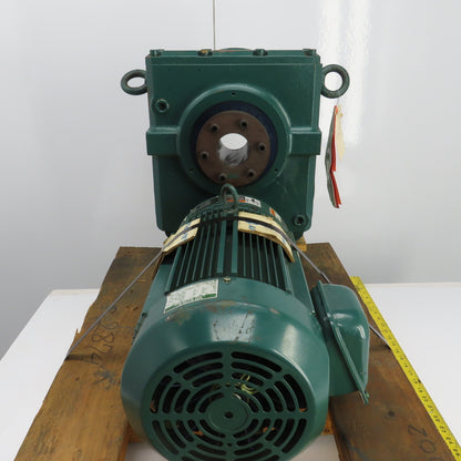 SM-Buddybox EHFMS10-C4145YB-F3 Helical Gear Reducer 46:1 Ratio 480V 39RPM Output