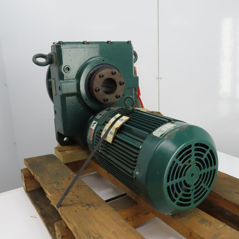 SM-Buddybox EHFMS10-C4145YB-F3 Helical Gear Reducer 46:1 Ratio 480V 39RPM Output