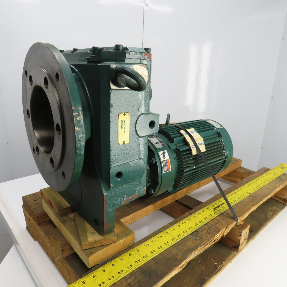 SM-Buddybox EHFMS10-C4145YB-F3 Helical Gear Reducer 46:1 Ratio 480V 39RPM Output