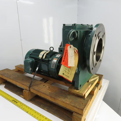 SM-Buddybox EHFMS10-C4145YB-F3 Helical Gear Reducer 46:1 Ratio 480V 39RPM Output