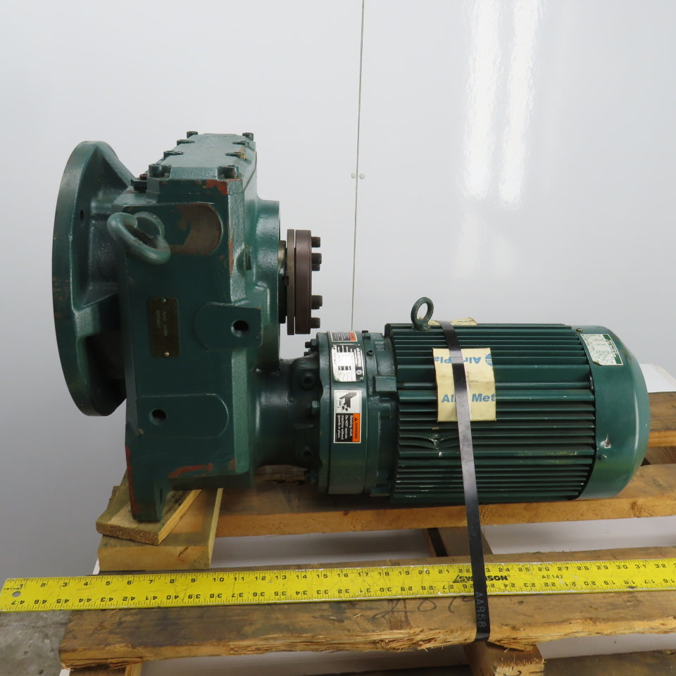 SM-Buddybox EHFMS10-C4145YB-F3 Helical Gear Reducer 46:1 Ratio 480V 39RPM Output