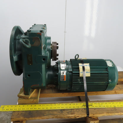 SM-Buddybox EHFMS10-C4145YB-F3 Helical Gear Reducer 46:1 Ratio 480V 39RPM Output