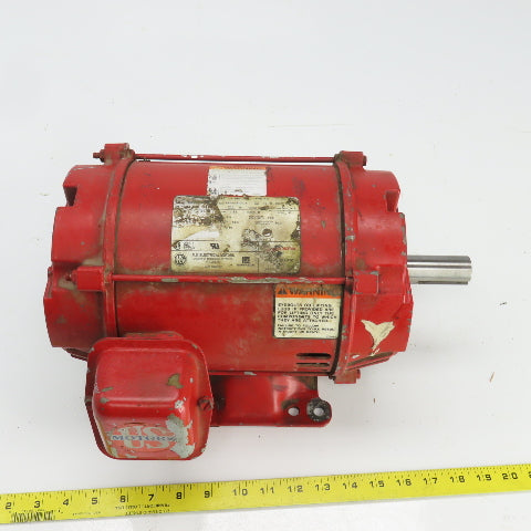 U.S. Electrical T528A 3HP AC Motor 1765RPM 200V 3PH 182T Frame 9.6A 60HZ