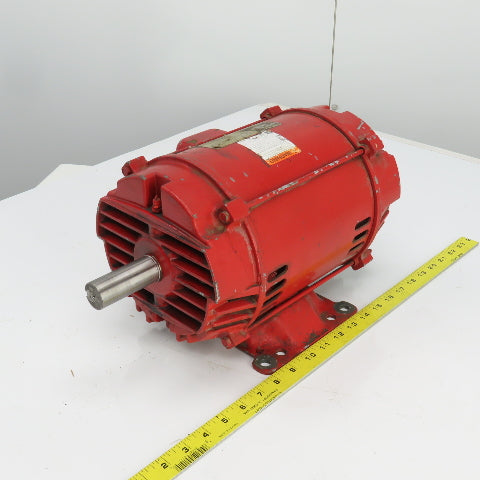 U.S. Electrical T528A 3HP AC Motor 1765RPM 200V 3PH 182T Frame 9.6A 60HZ